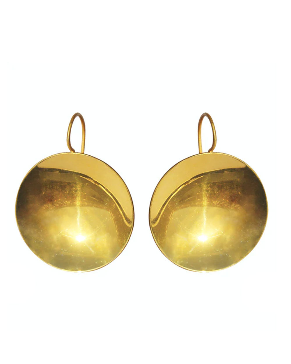 Gold Mirror Earrings