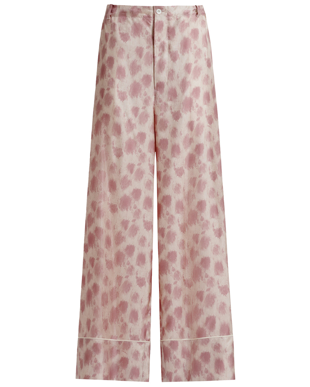 Antique Rose Crayon Leopard Trouser