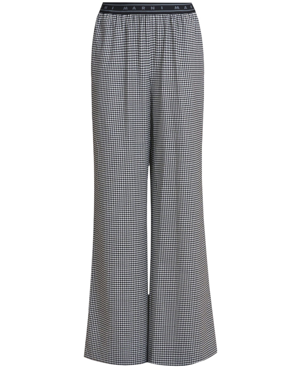 Black and White Check Palazzo Pant