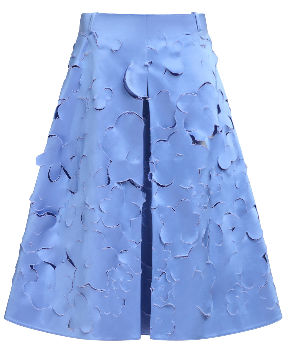 Blue Lilac Aline Cutout Skirt