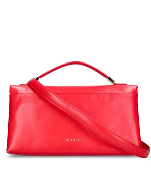 Prisma Top Handle Bag in Red