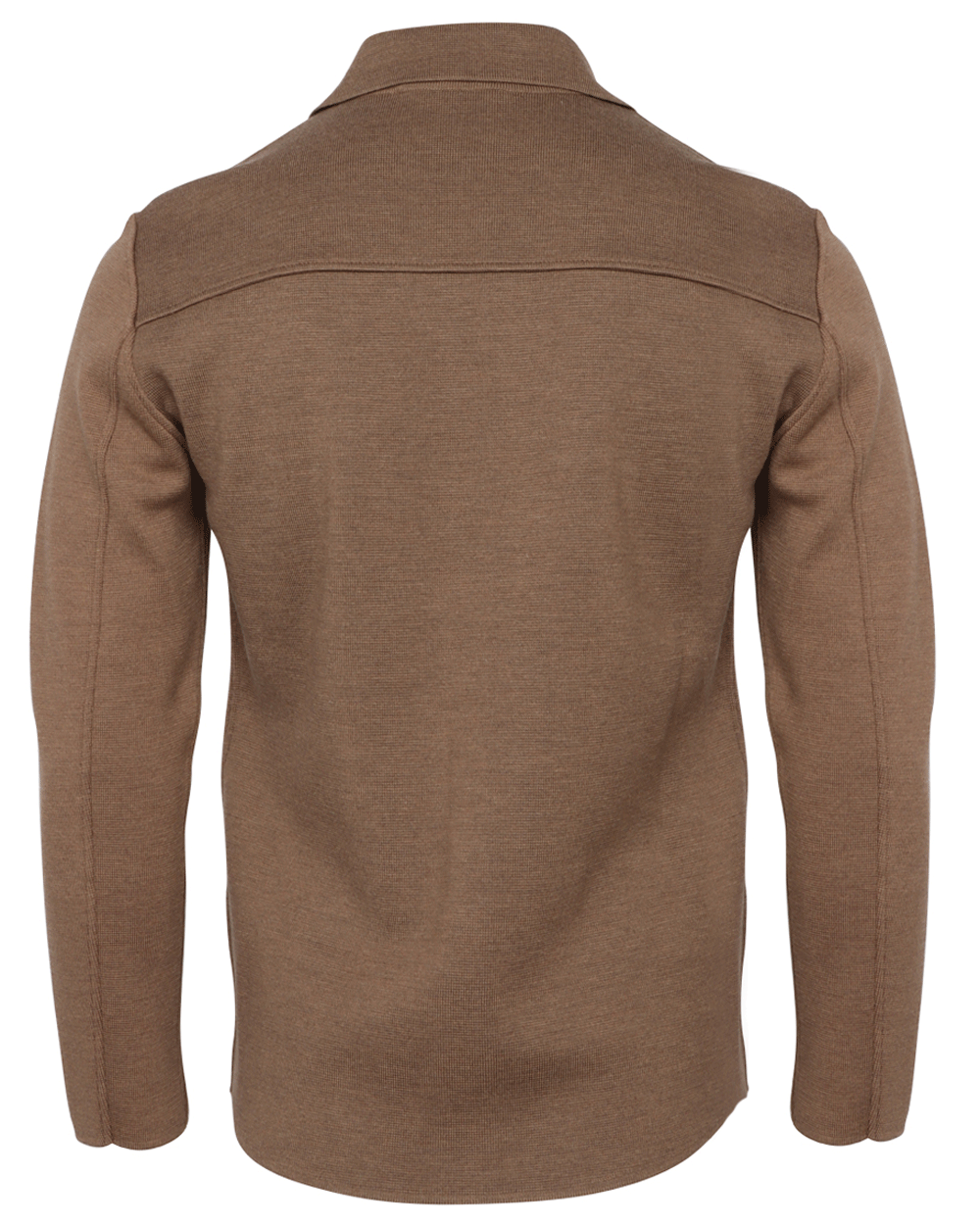 Brown Milano Stitch Overshirt