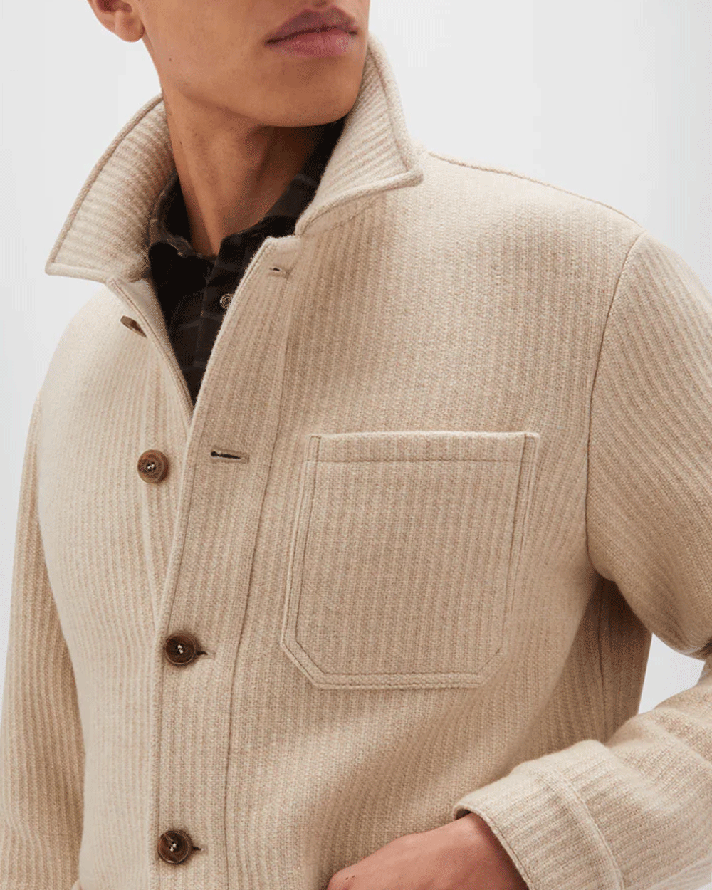 Light Beige Chore Jacket