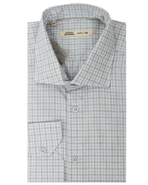 Green and Blue Checkered Sportshirt