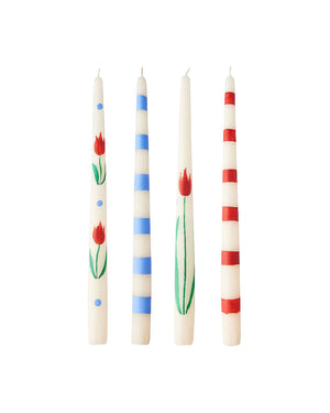 Hand-Painted Taper Candles