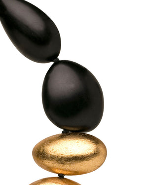 Sydney Lucite and Gold Ball Necklace