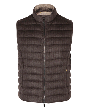 Taupe Full Zip Vest