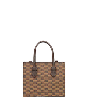 Small Bregancon Stand Up Tote in Chocolate