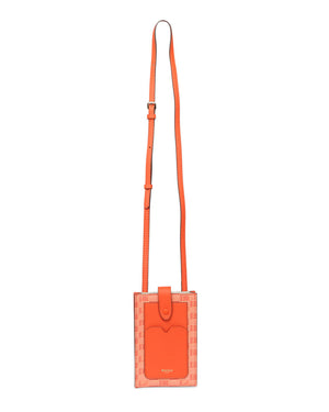 Vertical Phone Pouch in Orange