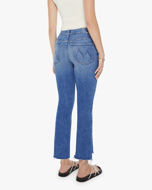 Insider Crop Step Fray Jean in Different Strokes