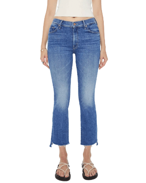 Mother denim insider crop step outlet Frey