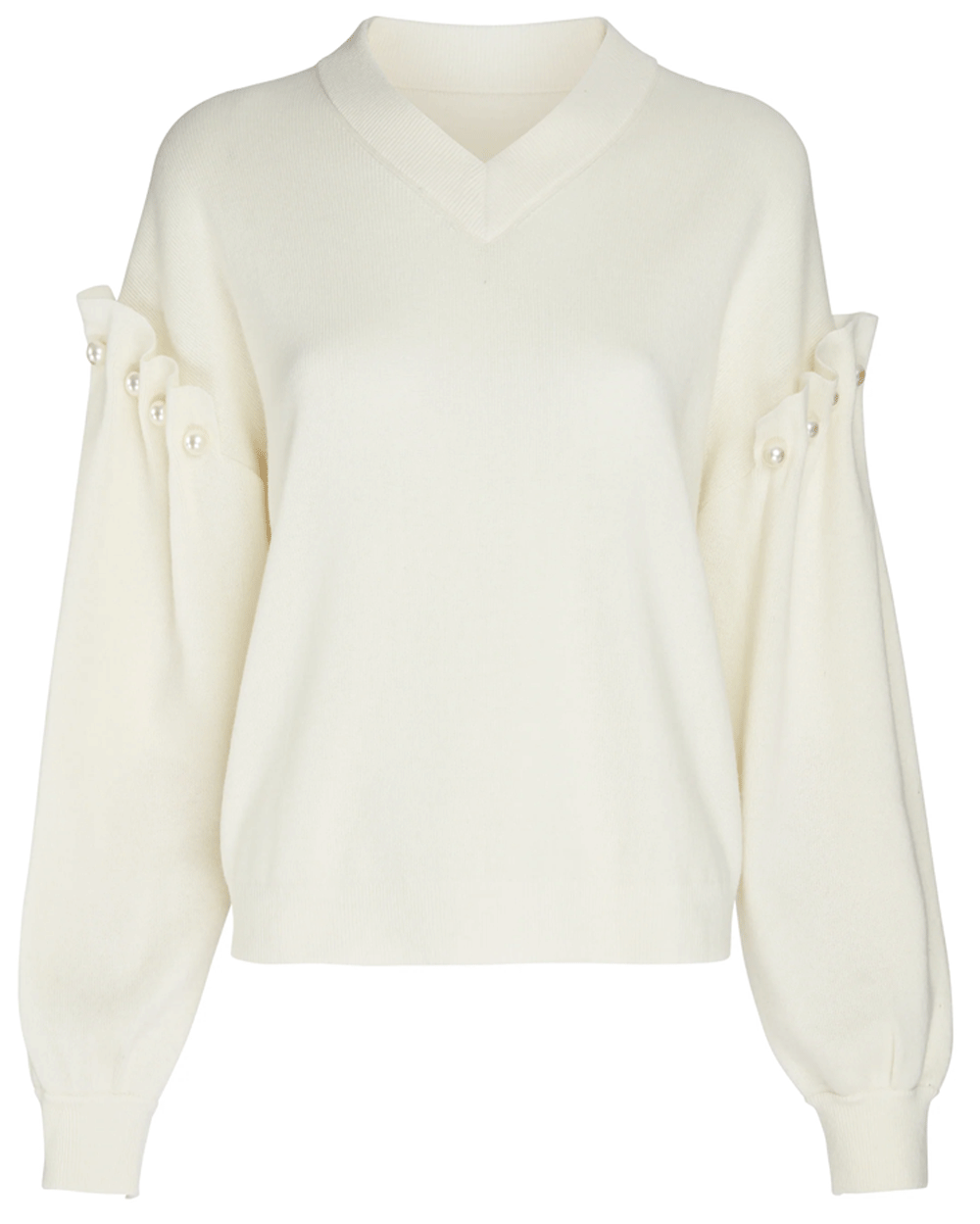 Ivory Tallie Knit Wool Jumper