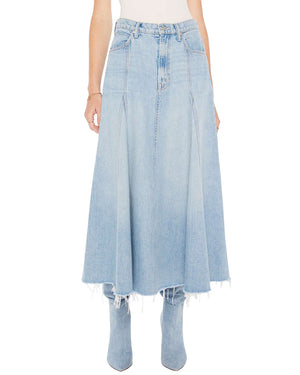 The Full Swing Denim Skirt in Im With The Band