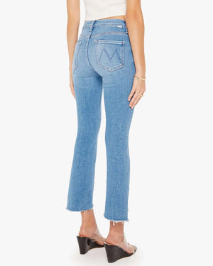 The Insider Crop Step Fray Jean in Out Of The Blue