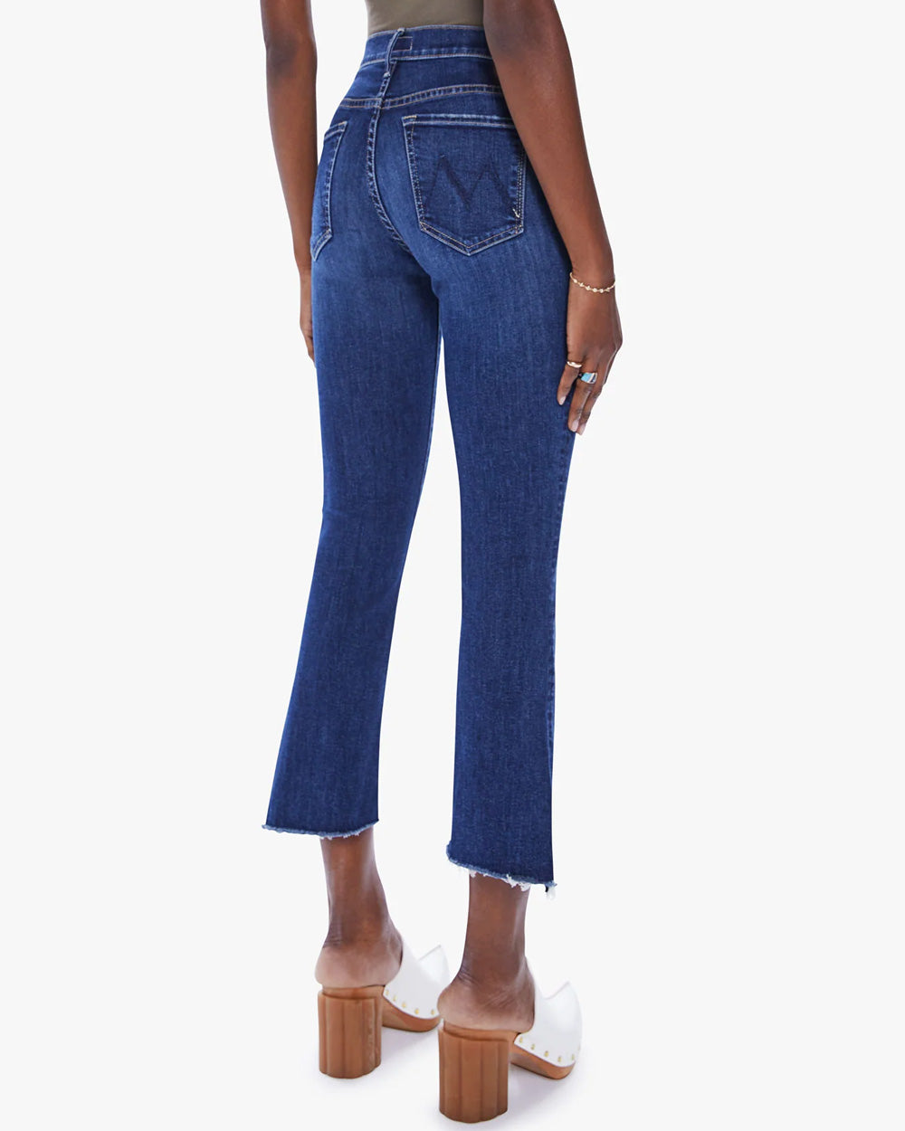 The Insider Crop Step Fray Jean in Teaming Up