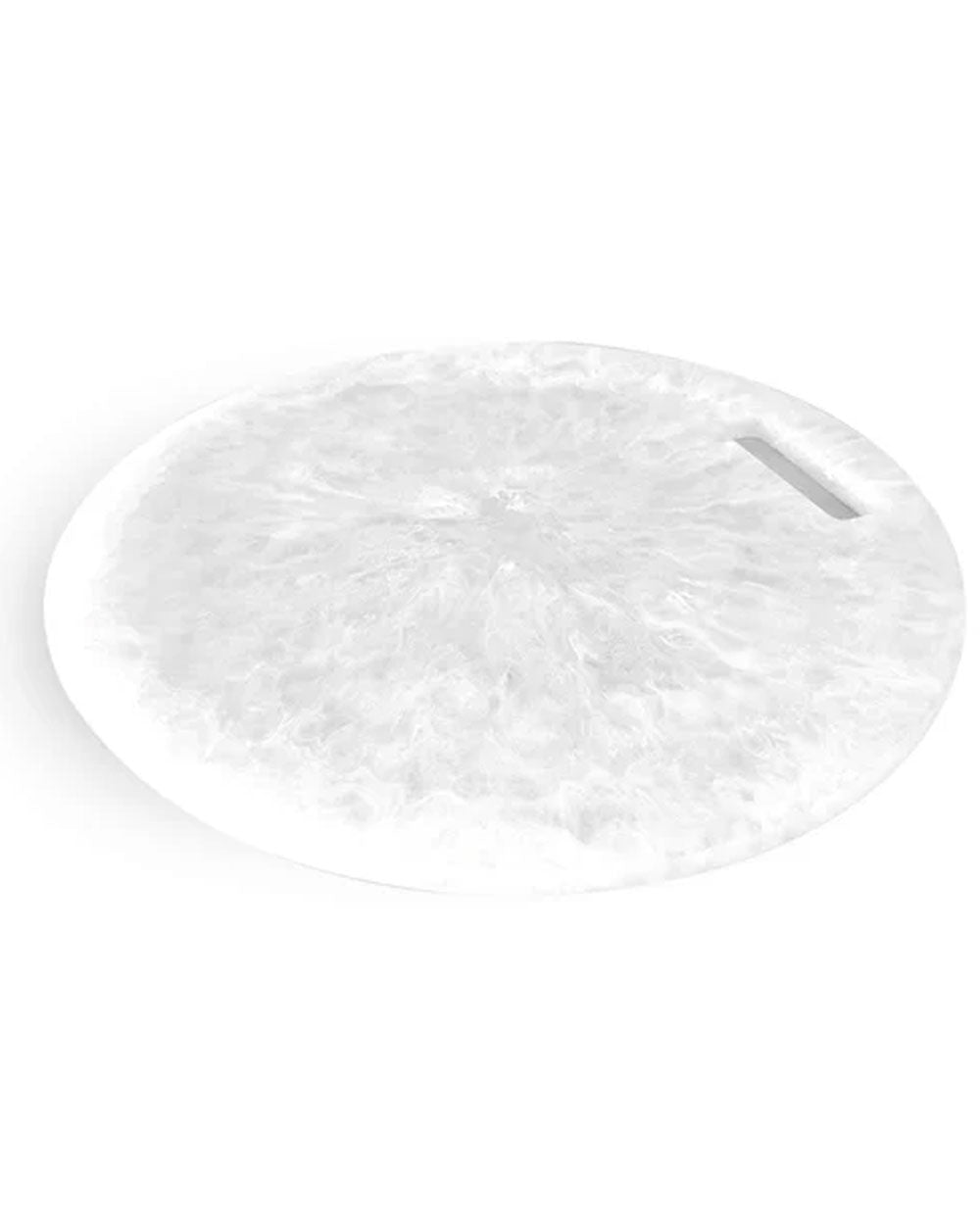 White Round Chopping Board