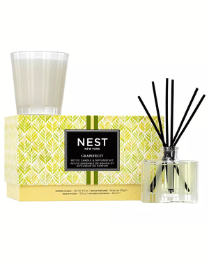 Grapefruit Petite Candle and Diffuser Set