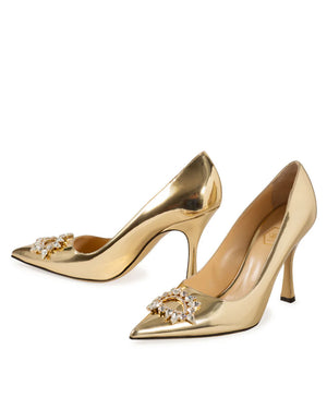 Lirum 90 Pumps in Gold