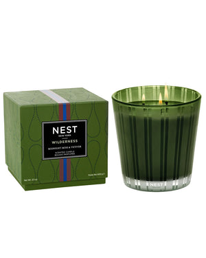 Midnight Moss and Vetiver 3-Wick Candle