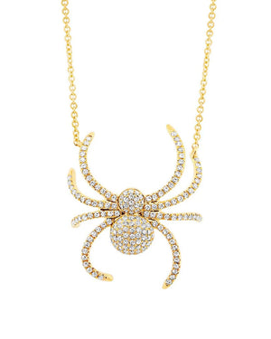 Samira 13 Diamond Spider Necklace