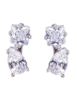 Mark Robbins Crystal Stud Earrings