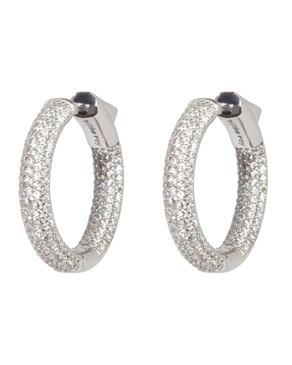 Mini Tire Hoop Earrings