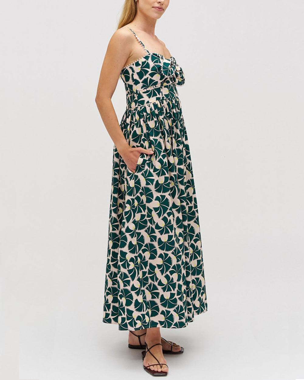 Ivy Fan Flower Sundress