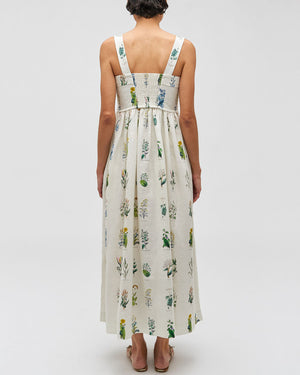 Mist Floral Greenhouse Sundress