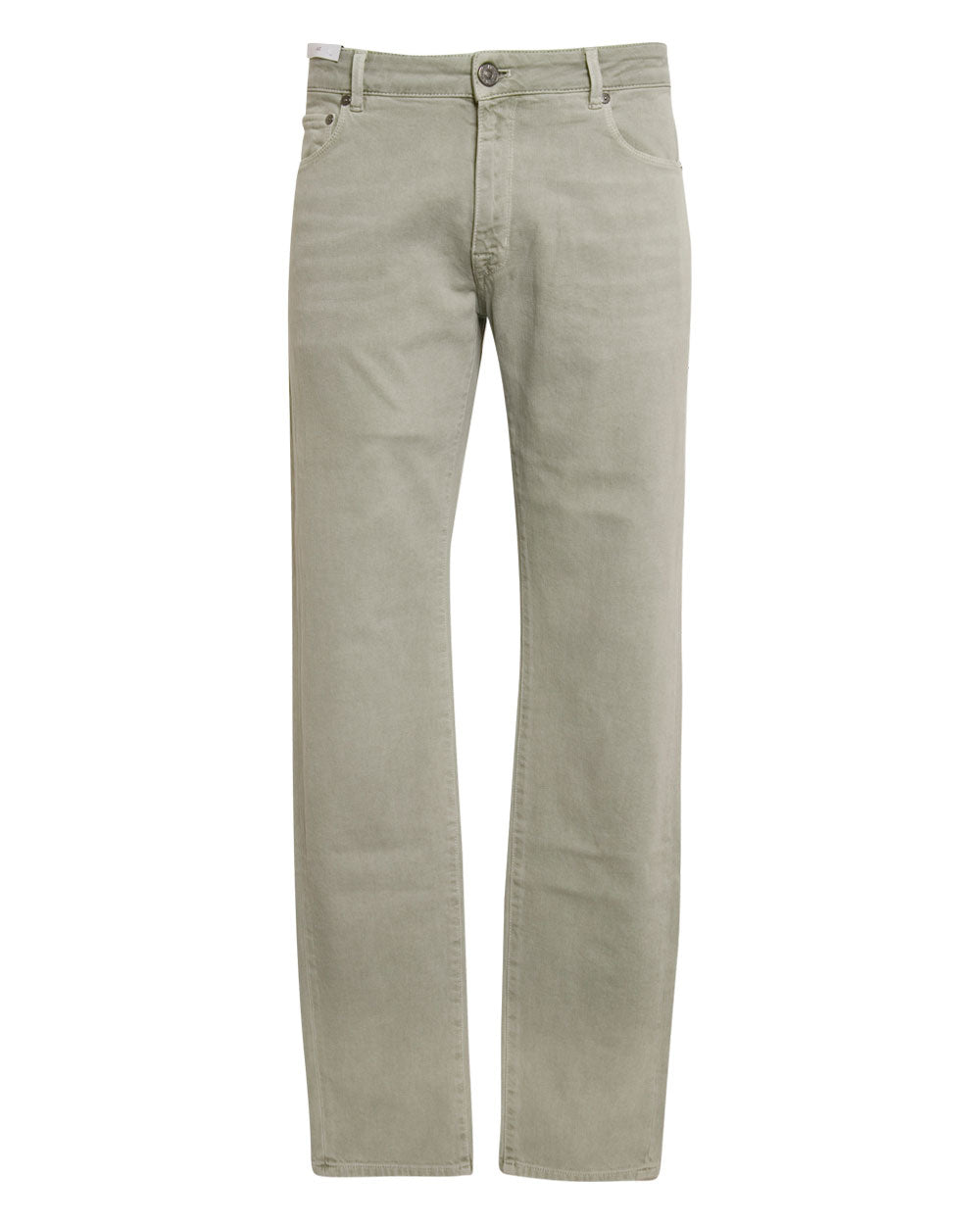 Washed Twill Denim Pant in Sage