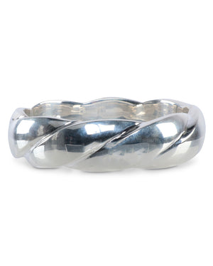 Sterling Silver Wave Bracelet