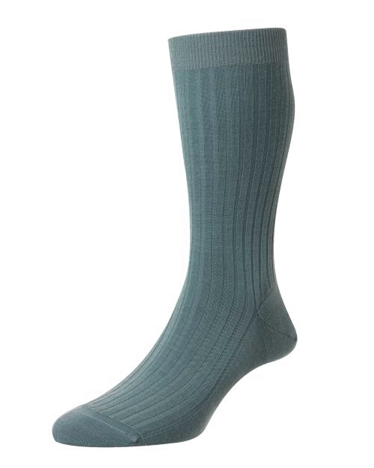 Blue Mist Laburnum Wool Midcalf Sock