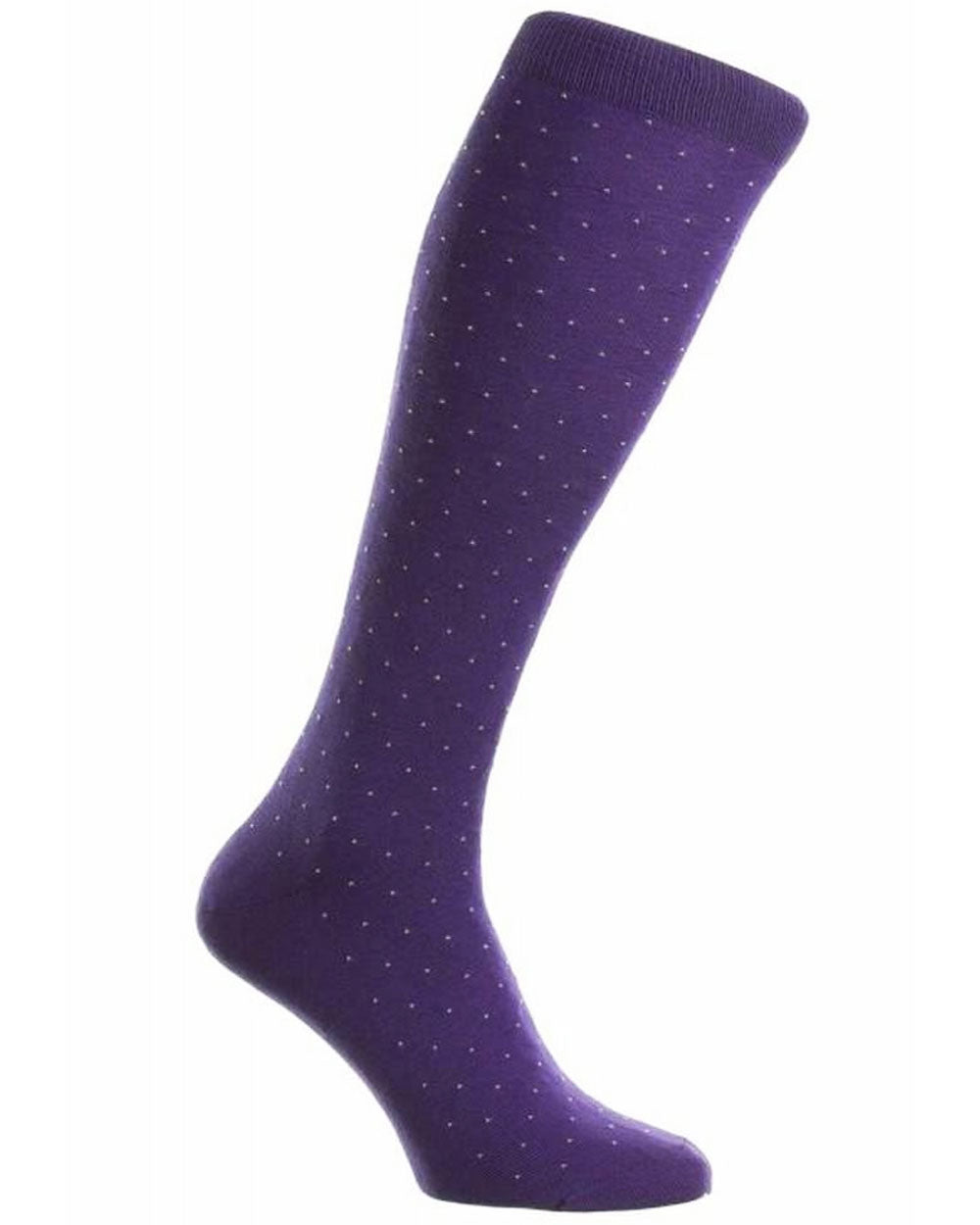 Gadsbury Over the Calf Sock in Purple