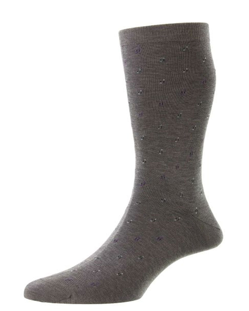 Mid Grey Mix Addison Over The Calf Sock