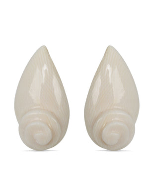 Ivory Swirl Earrings