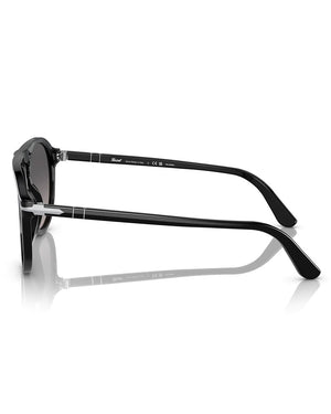 Persol Black-Gray Gradient Polar Sunglasses