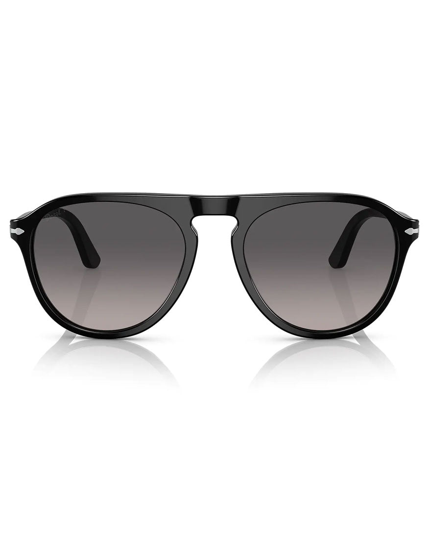 Persol Black-Gray Gradient Polar Sunglasses