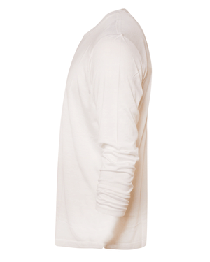 White Jersey Silk and Cotton Blend T-Shirt