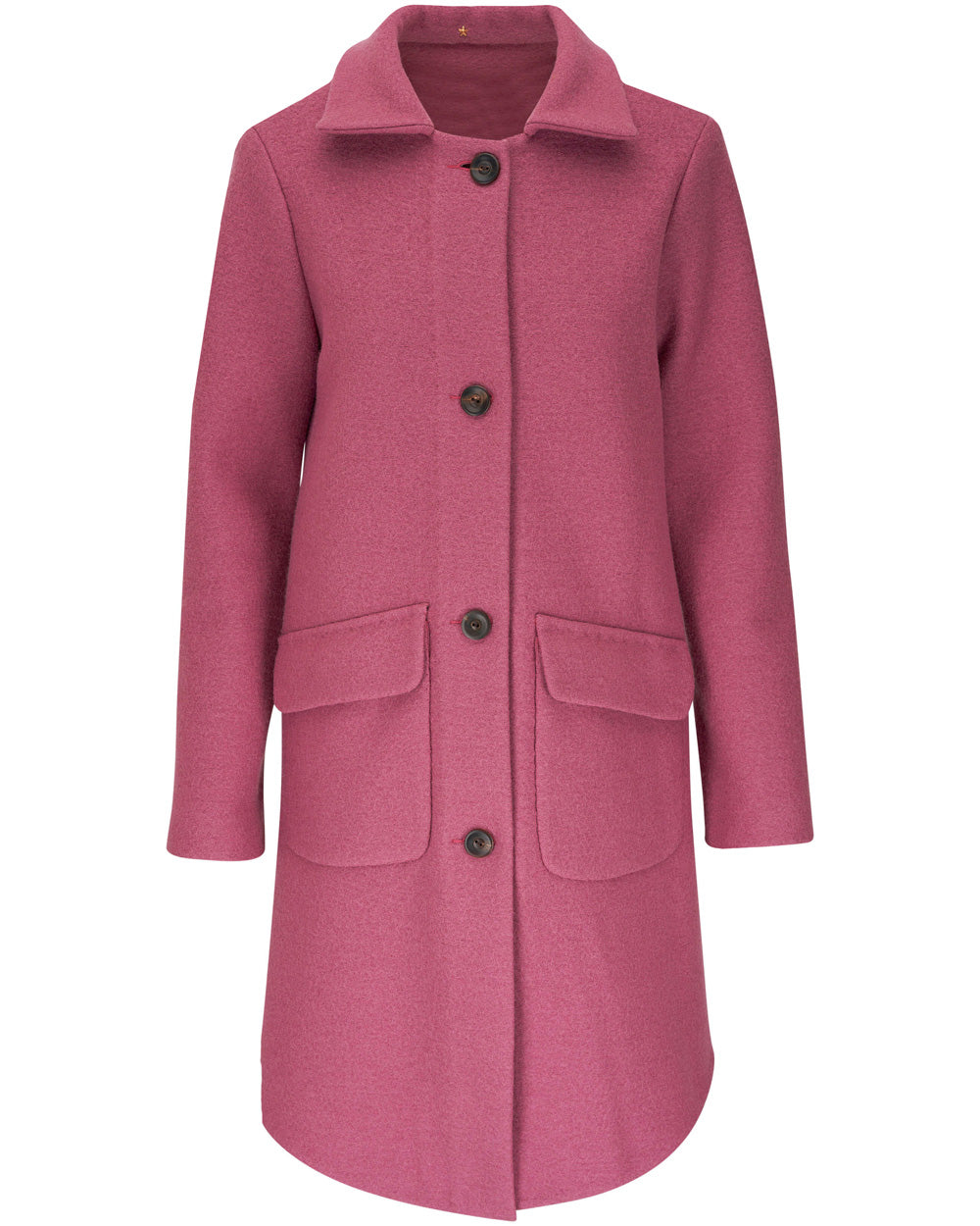 Cherry Simmered Wool Go Coat