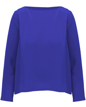 Sapphire Silk Balance Top