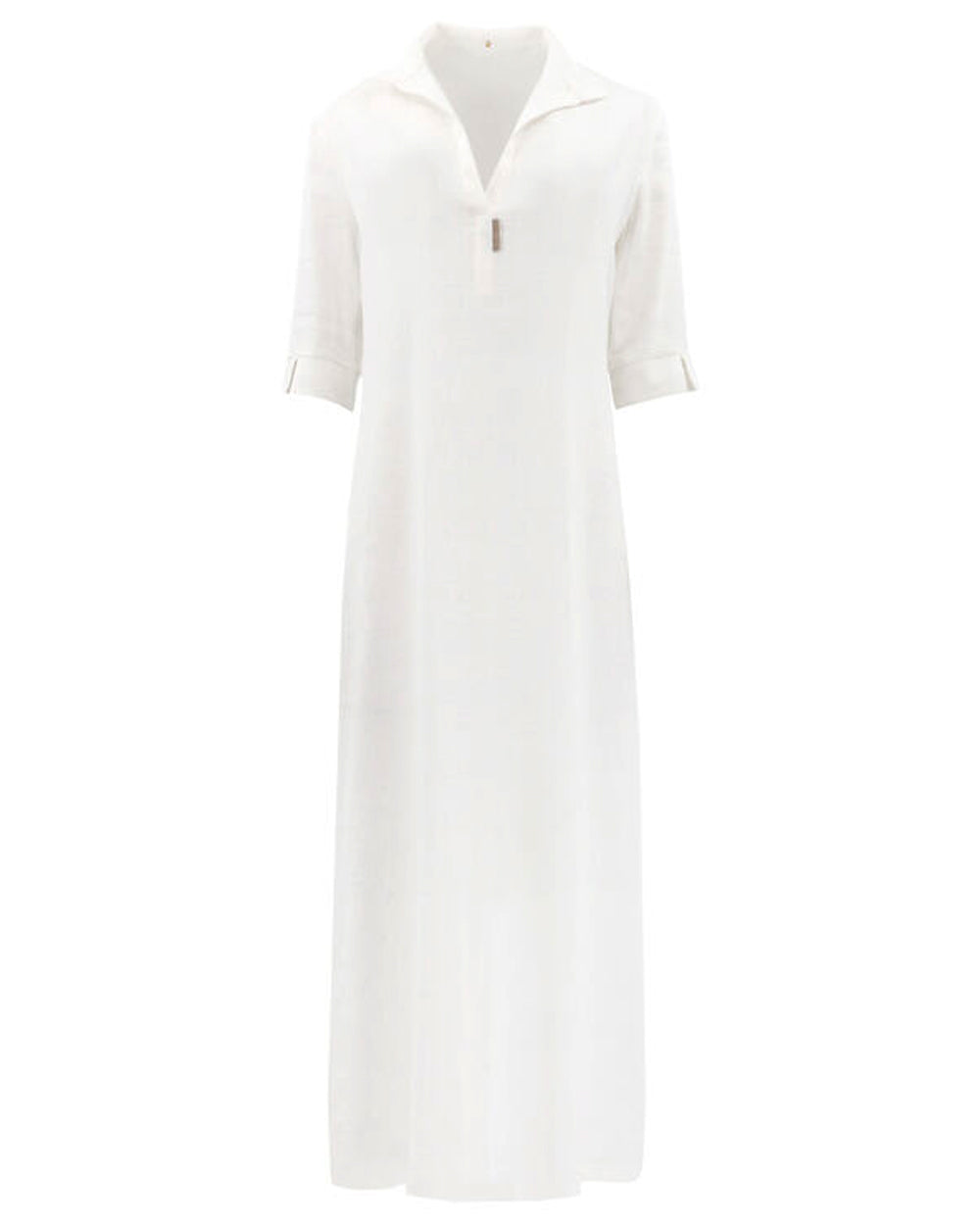 White Linen Casa Dress