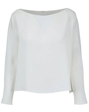 White Silk Balance Top