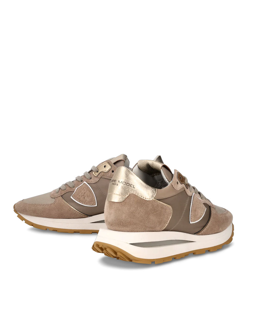 Tropez Haute Running Sneakers in Mondial Beige