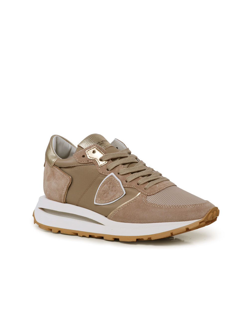 Tropez Haute Running Sneakers in Mondial Beige