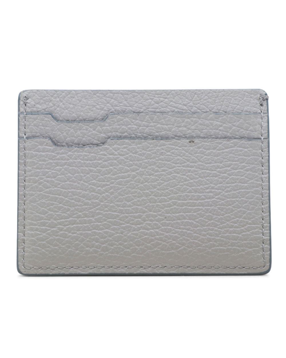 360 Leather Card Holder in Grey