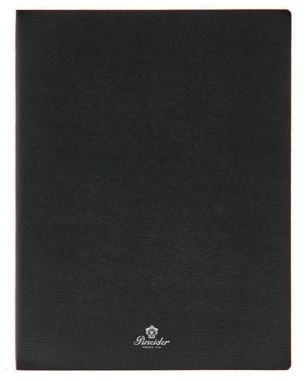 Large Leather Milano Notebook in Black