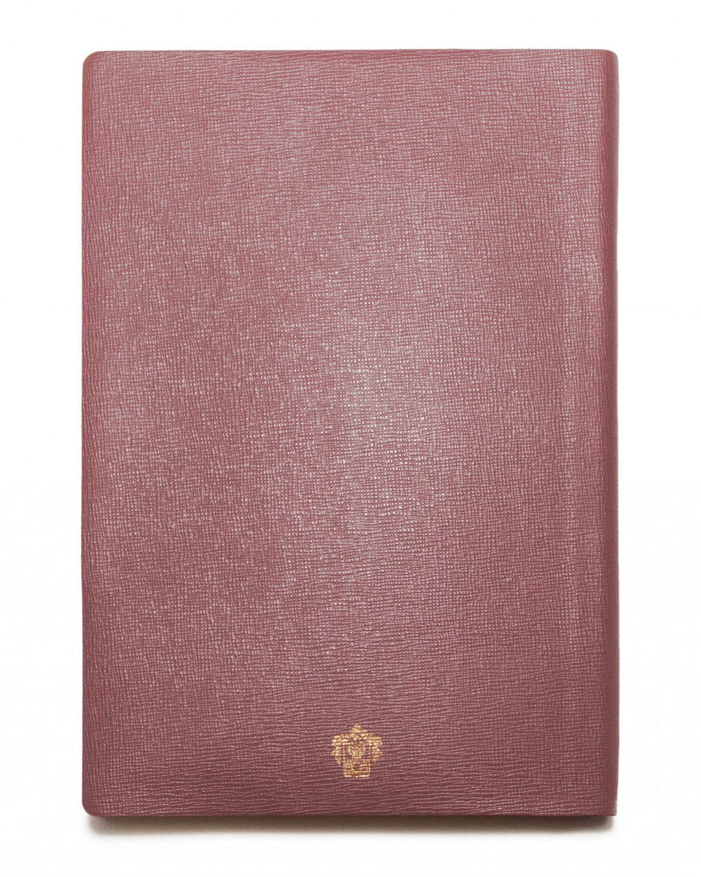Medium Milano Leather Notebook in Lilac