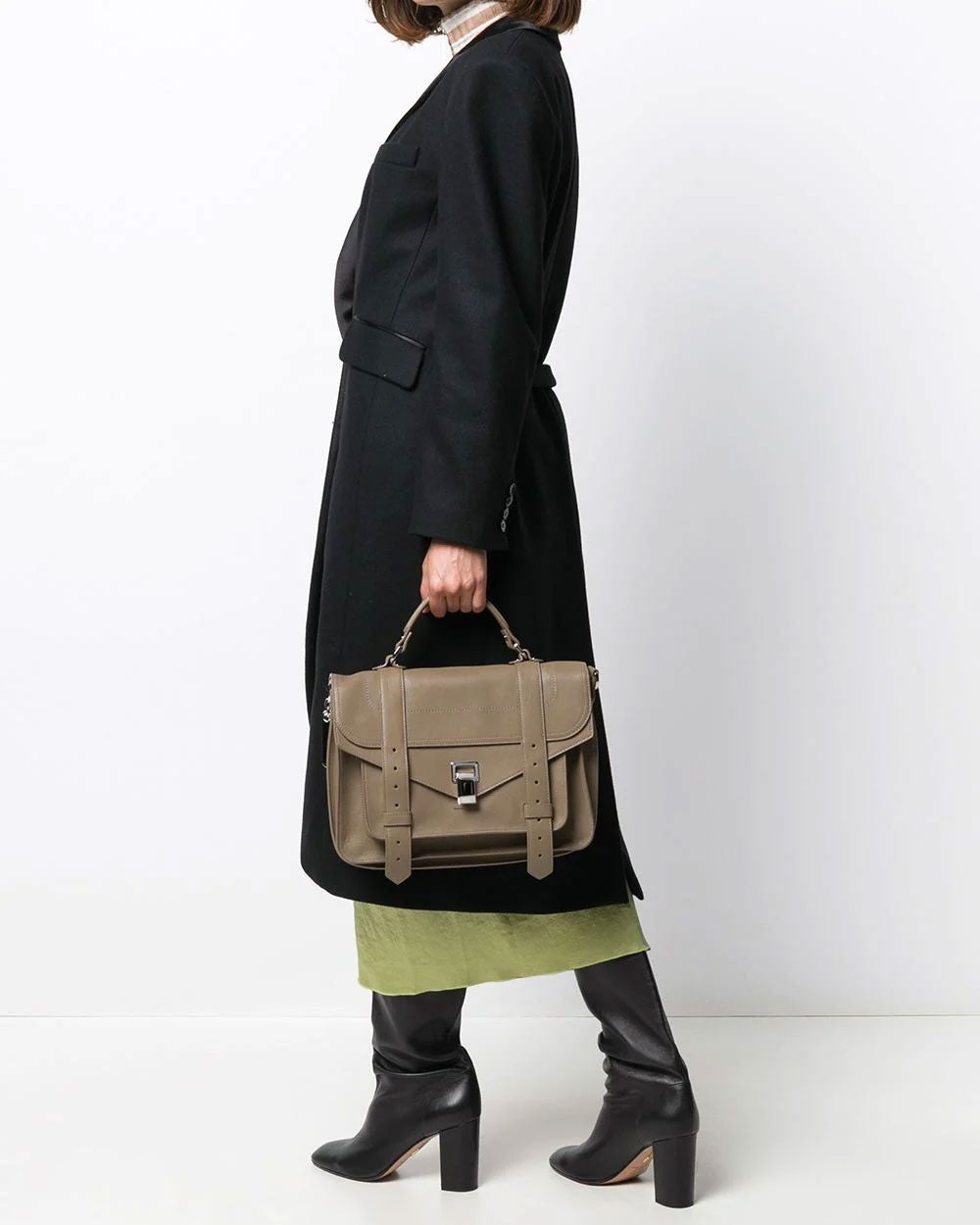 Proenza Schouler Ps1 Tiny Leather Shoulder Bag In Black | ModeSens