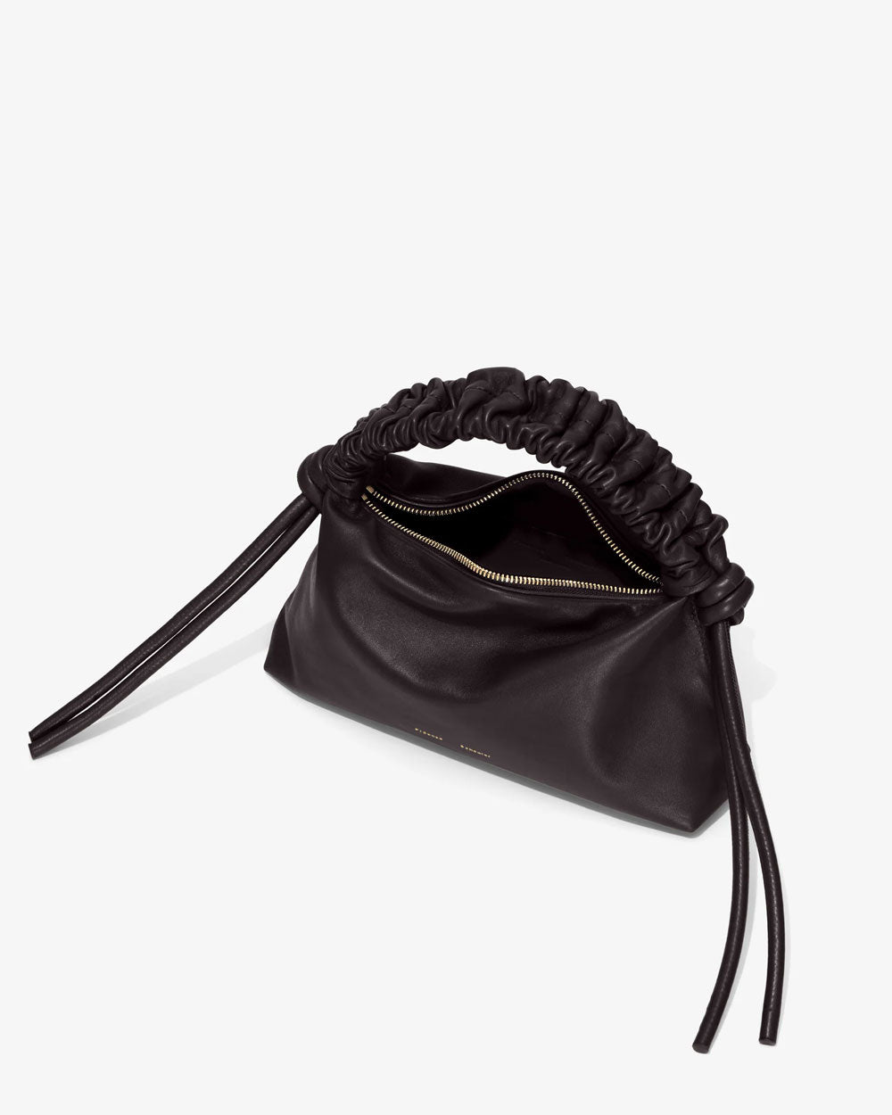 Mini Drawstring Bag in Black