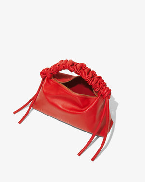 Mini Drawstring Bag in Scarlet