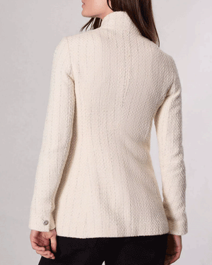 Ivory Slade Tweed Blazer